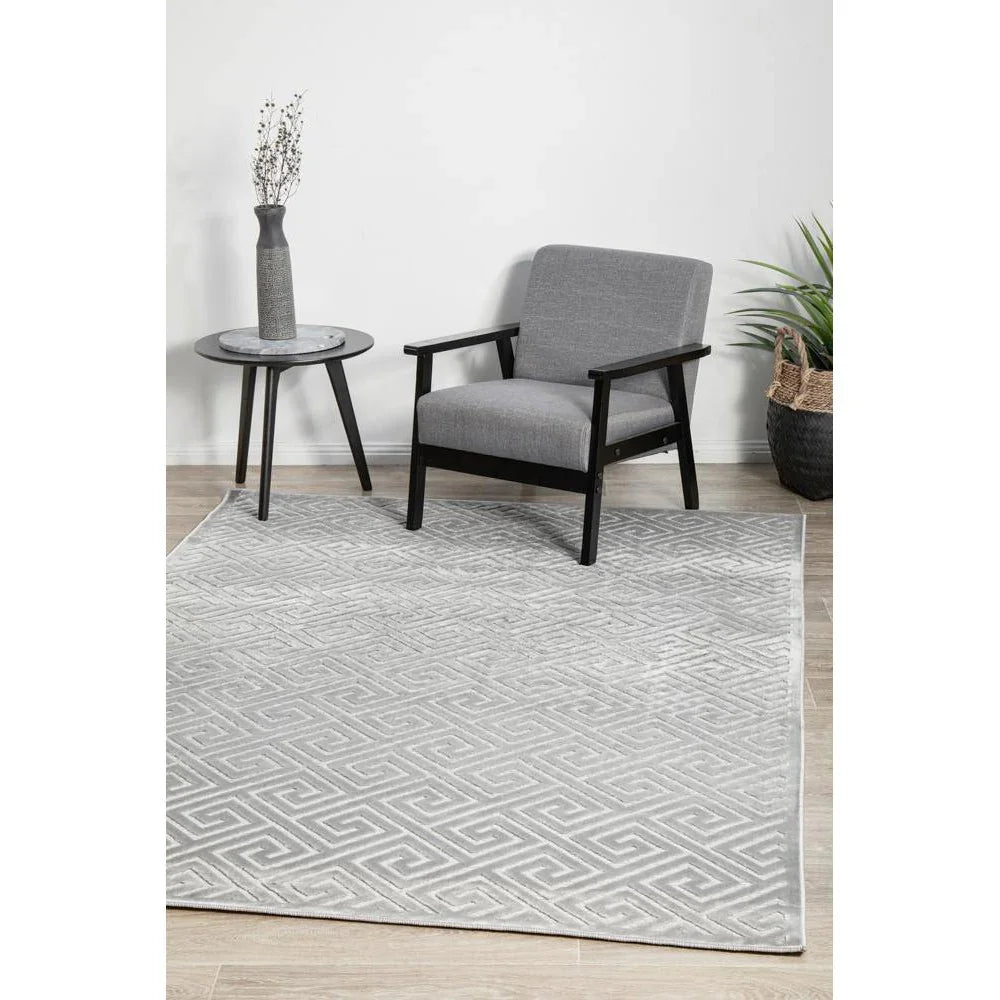 York Alice Silver Rug - ICONIC RUGS