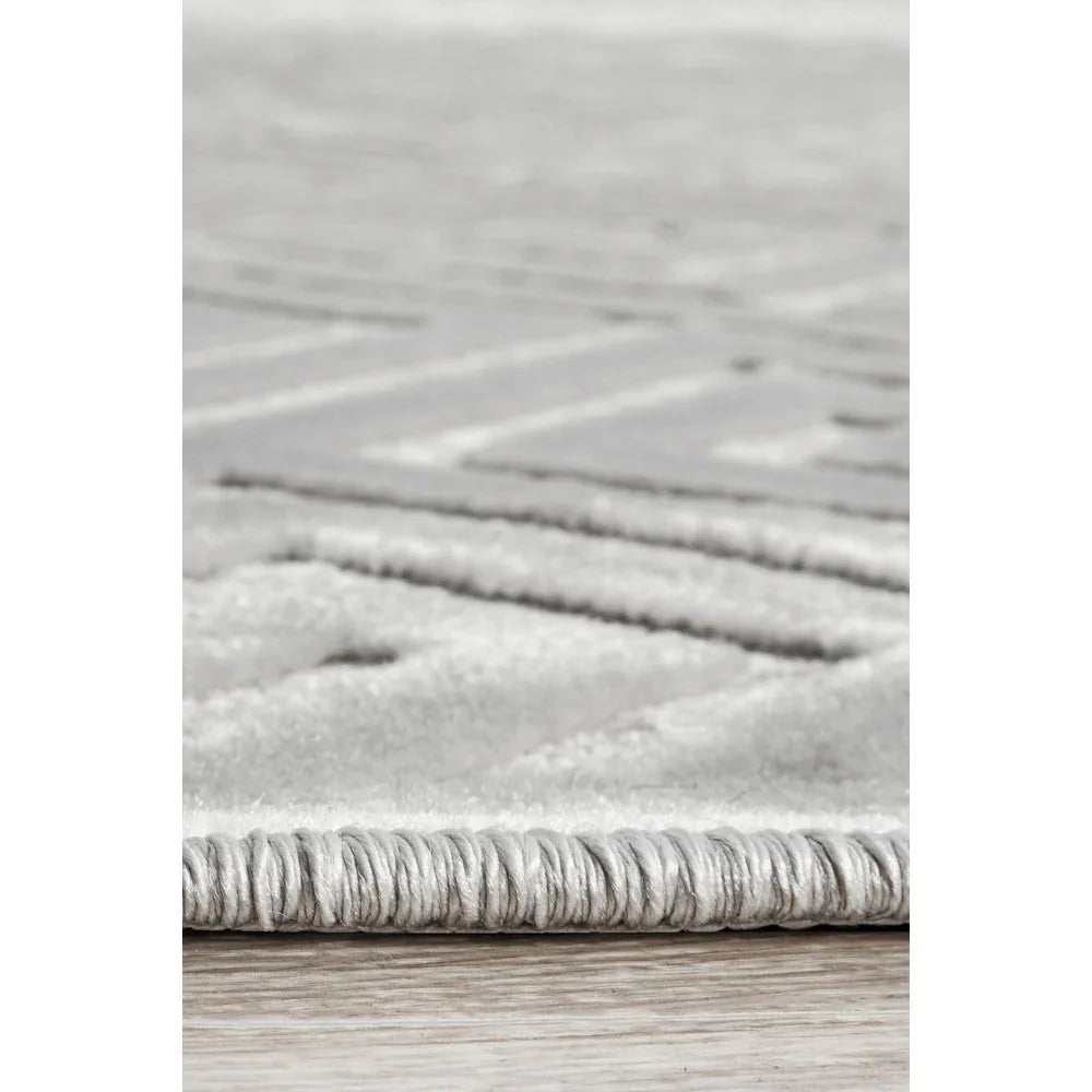 York Alice Silver Rug - ICONIC RUGS