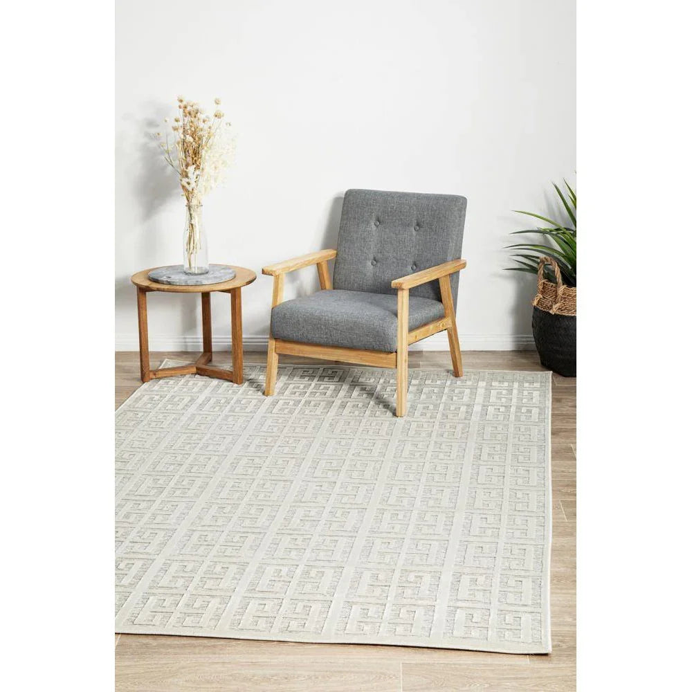 York Brenda Natural White Rug - ICONIC RUGS