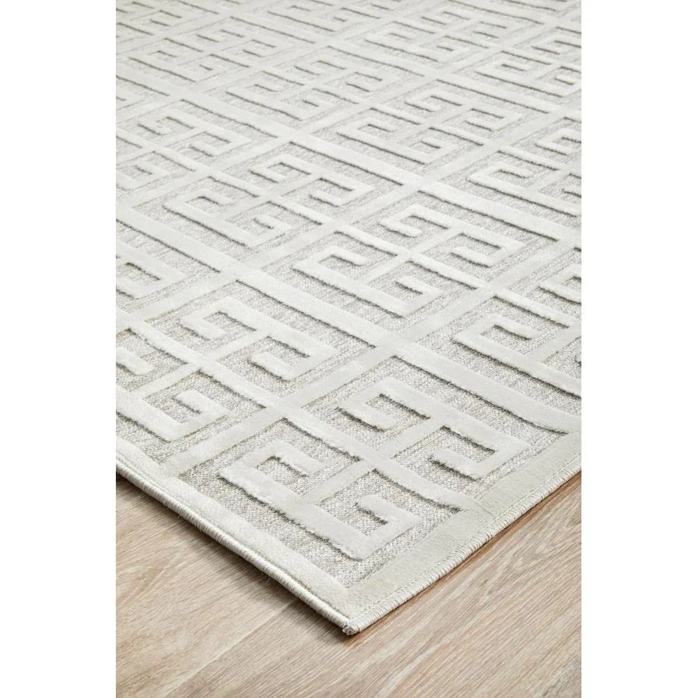 York Brenda Natural White Rug - ICONIC RUGS