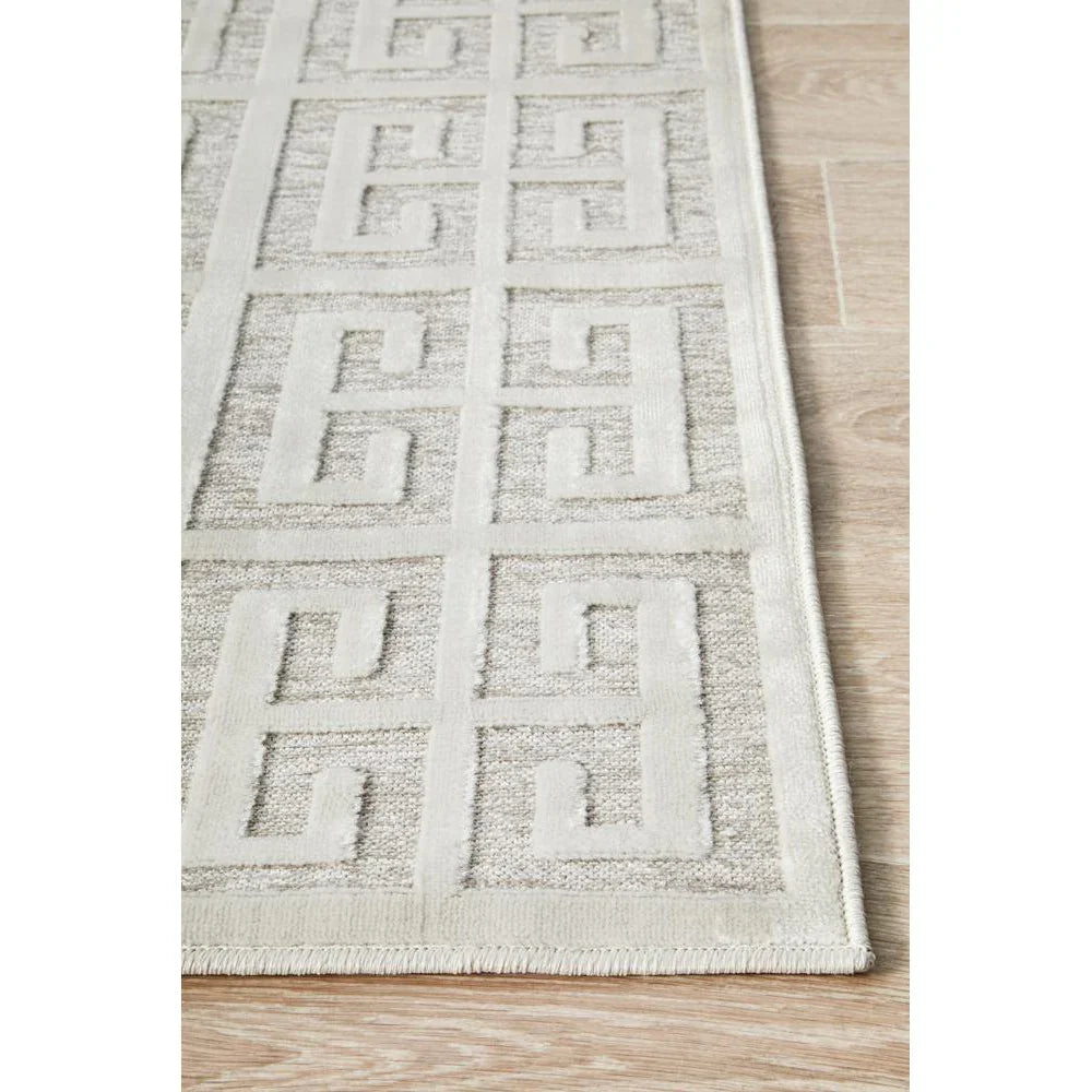 York Brenda Natural White Rug - ICONIC RUGS