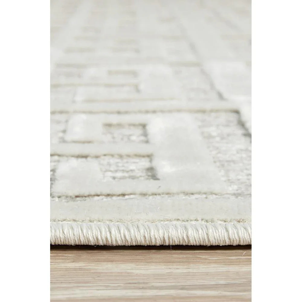 York Brenda Natural White Rug - ICONIC RUGS
