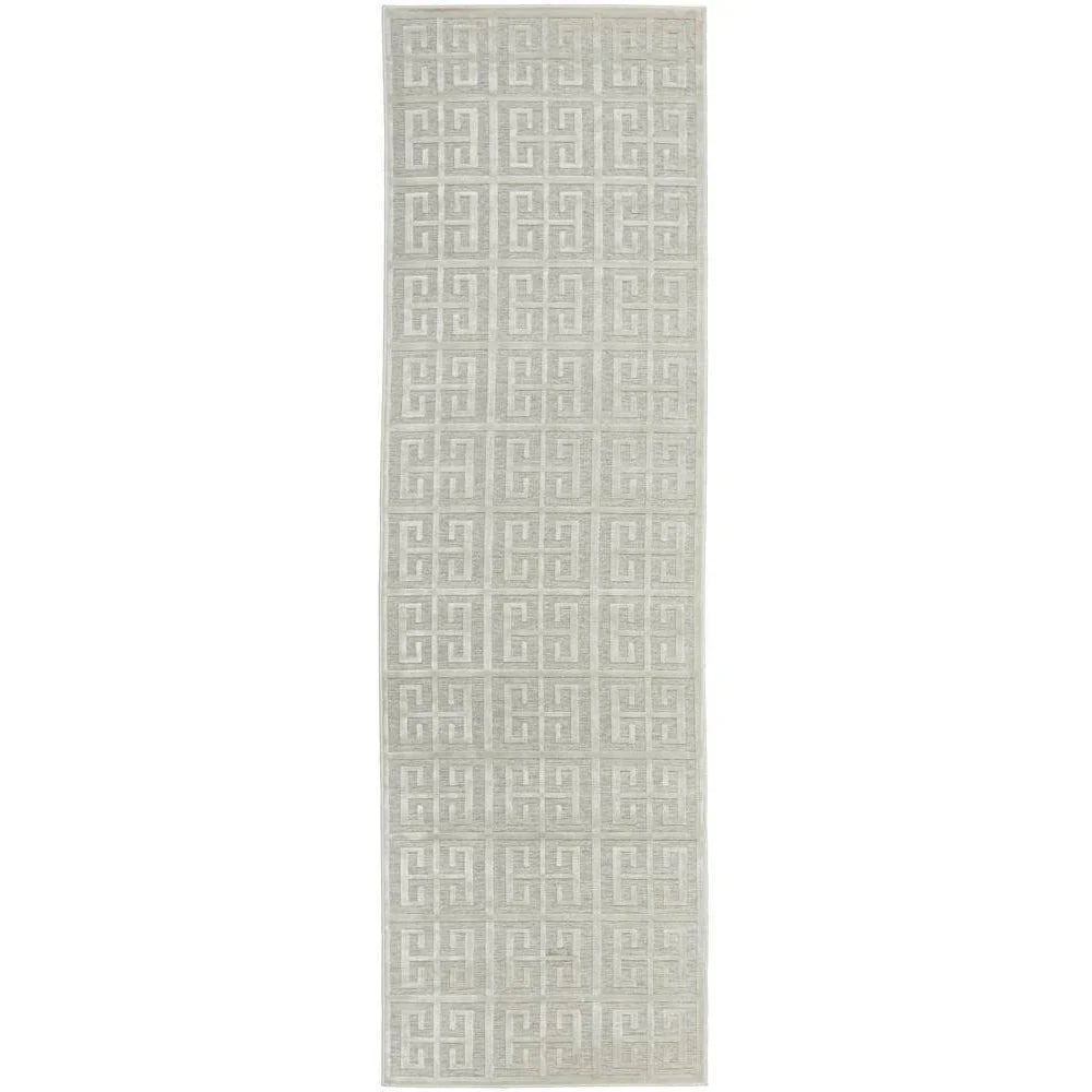 York Brenda Natural White Runner Rug - ICONIC RUGS