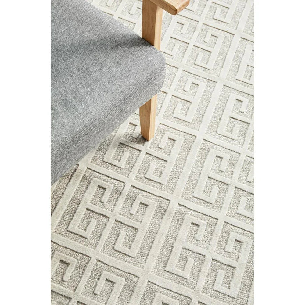 York Brenda Natural White Runner Rug - ICONIC RUGS