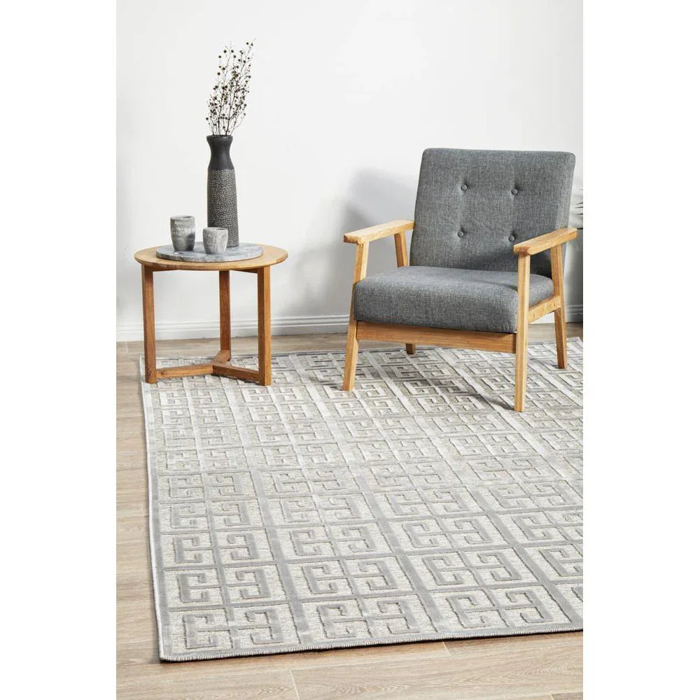 York Brenda Silver Rug - ICONIC RUGS
