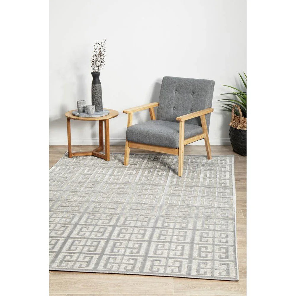 York Brenda Silver Rug - ICONIC RUGS