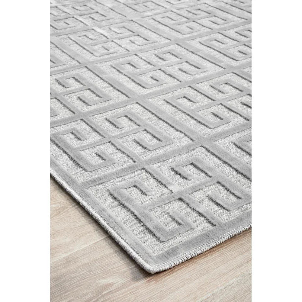 York Brenda Silver Rug - ICONIC RUGS