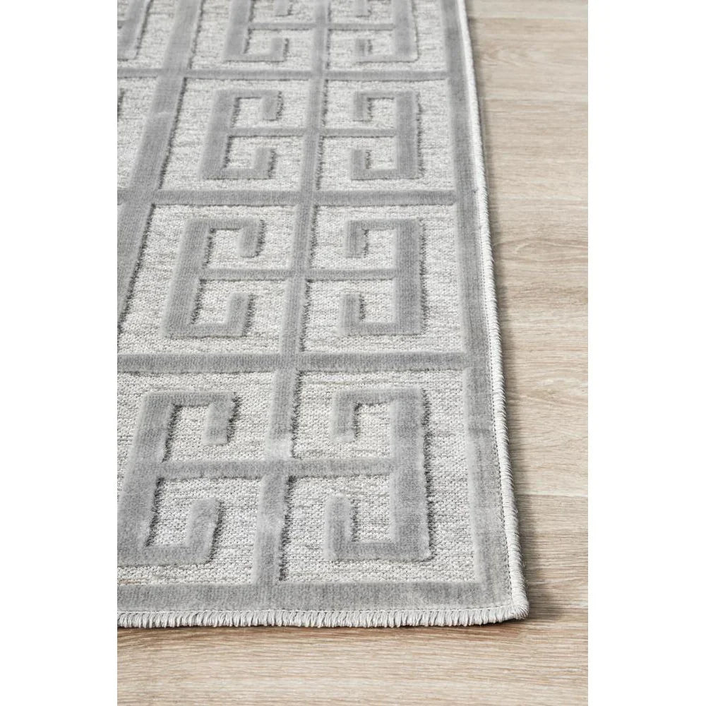 York Brenda Silver Rug - ICONIC RUGS