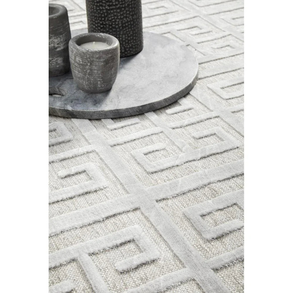 York Brenda Silver Rug - ICONIC RUGS