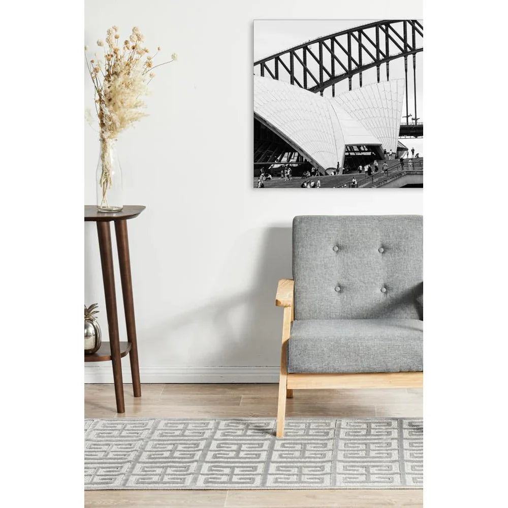 York Brenda Silver Runner Rug - ICONIC RUGS