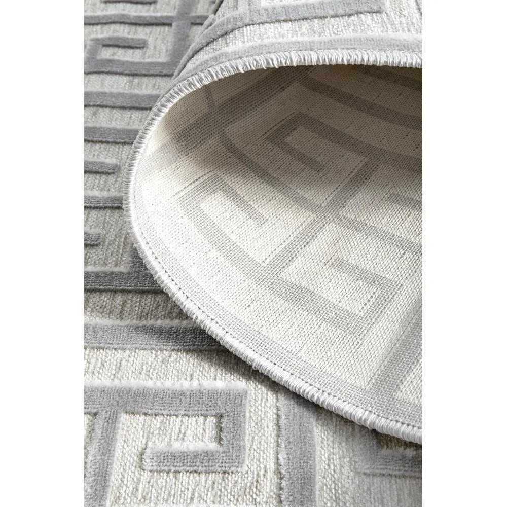 York Brenda Silver Runner Rug - ICONIC RUGS
