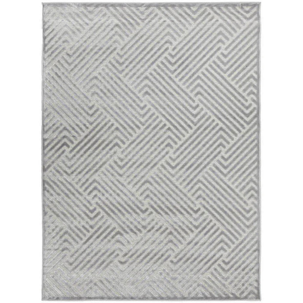 York Cindy Silver Rug - ICONIC RUGS