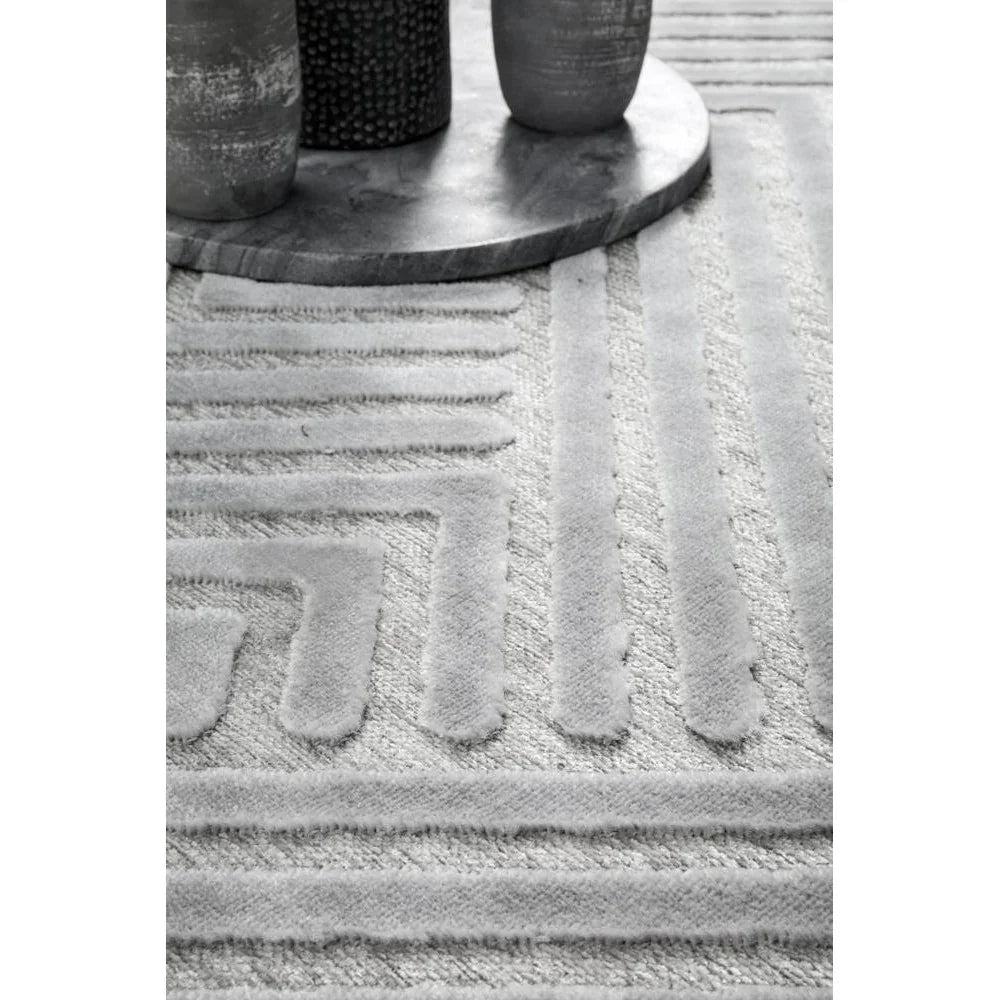 York Cindy Silver Rug - ICONIC RUGS