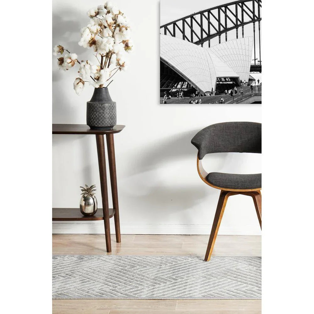 York Cindy Silver Runner Rug - ICONIC RUGS