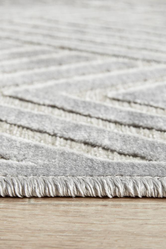 York Cindy Silver Runner Rug - ICONIC RUGS