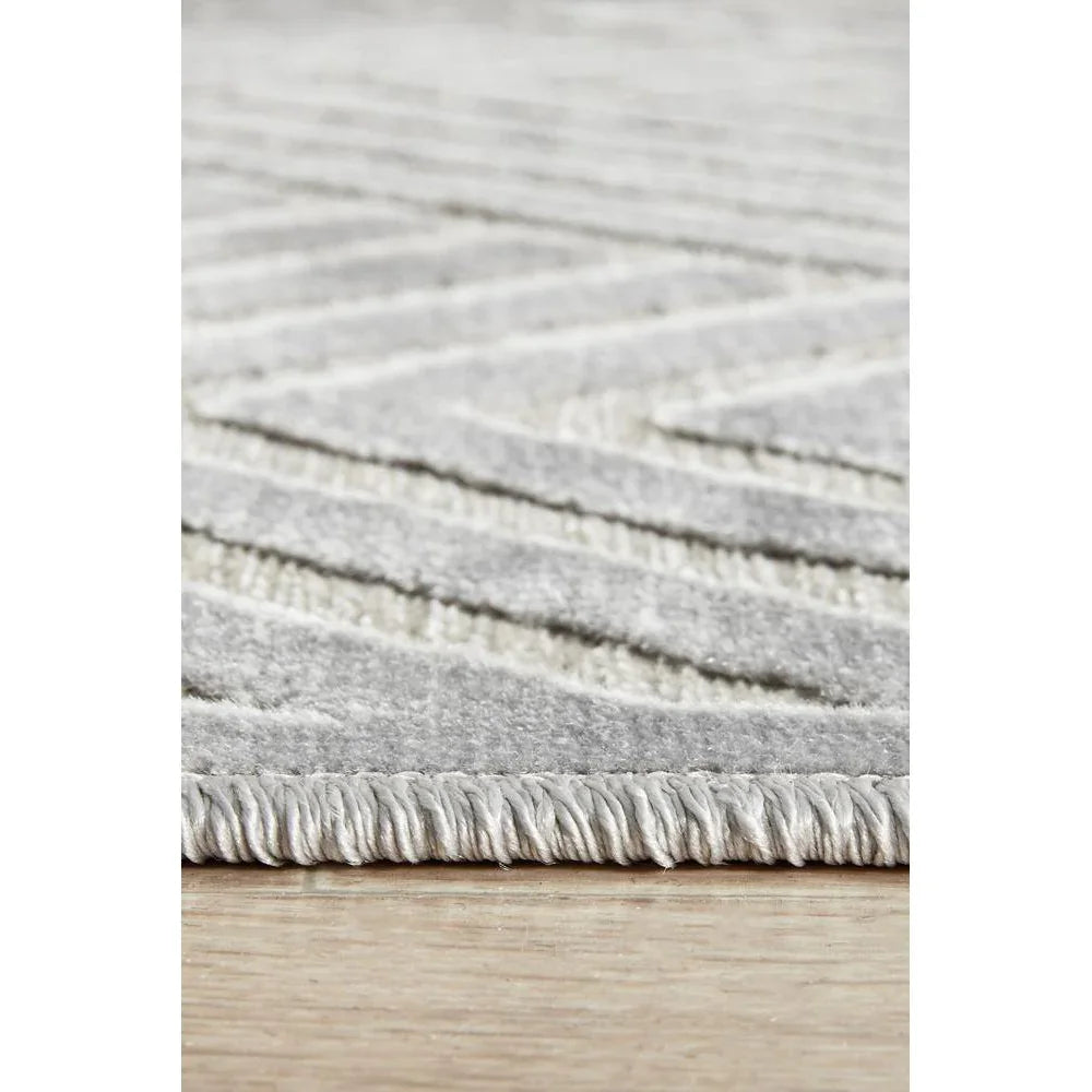 York Cindy Silver Runner Rug - ICONIC RUGS
