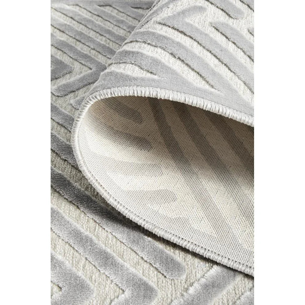 York Cindy Silver Runner Rug - ICONIC RUGS