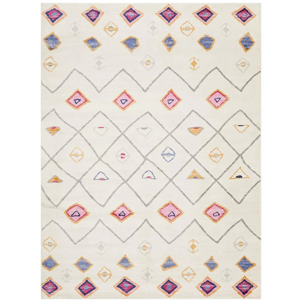 Zanzibar 763 White - ICONIC RUGS