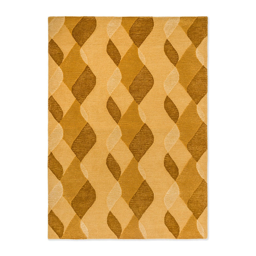 Brink & Campman Decor Riff Straw Yellow Designer Rug