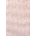Bubble Blush machine washable rug featuring soft pink bubble texture on light pink background, Rug Culture