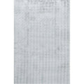 Bubble Silver rug by Rug Culture featuring bubble texture in silver-grey on light background, machine-washable rug