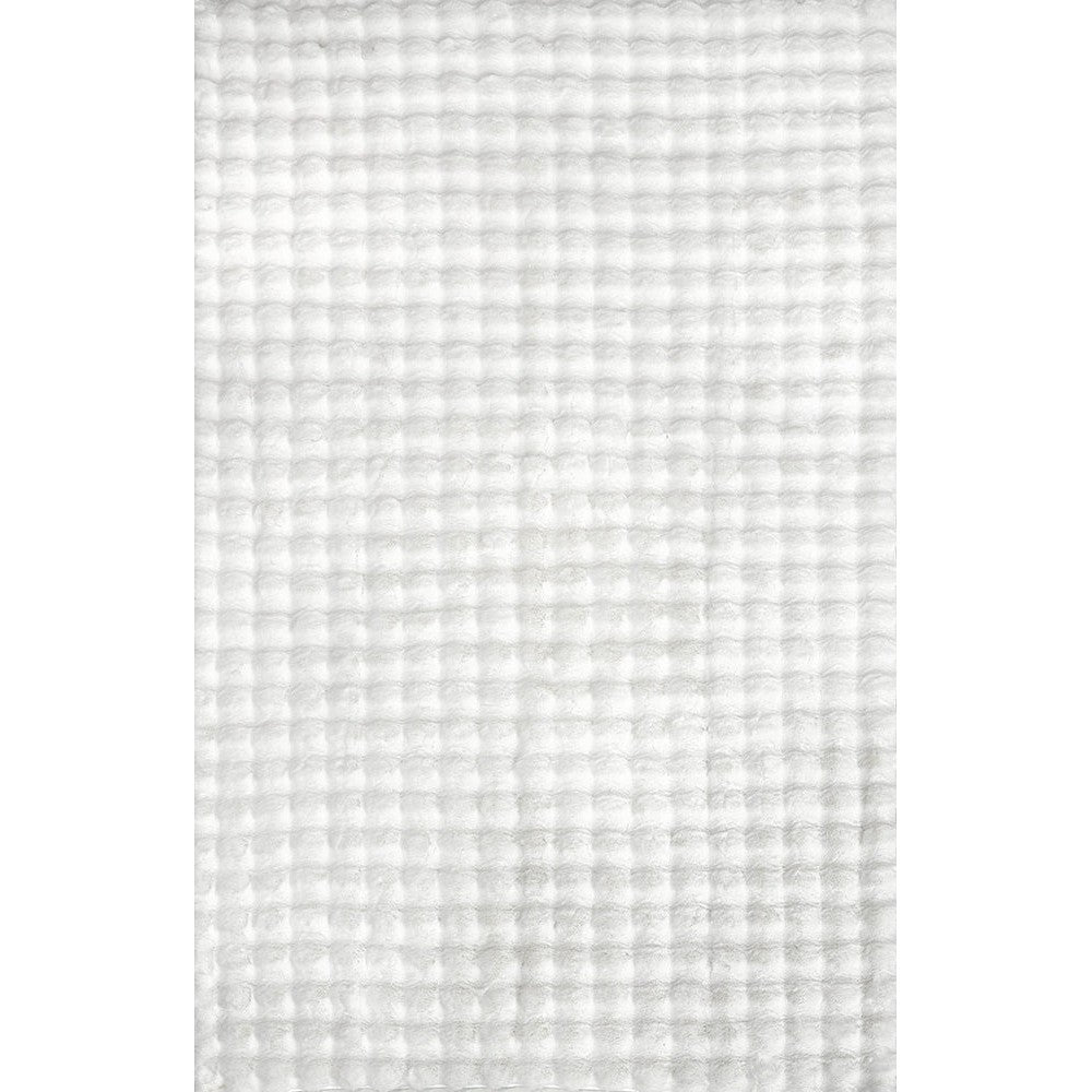 Bubble White - Machine Washable Rug