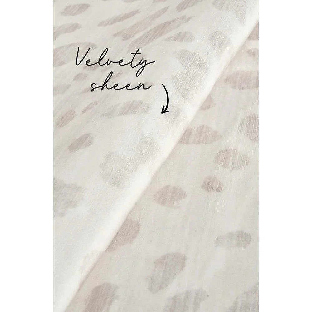 Revive Mila Natural Rug featuring velvet-sheen abstract spots in ivory and blush on cream, hand-tufted wool