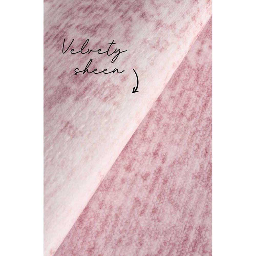 Revive Muse Blush Rug featuring velvet-sheer texture in blush pink, rose pink and ivory on soft cream background, hand-tufted wool